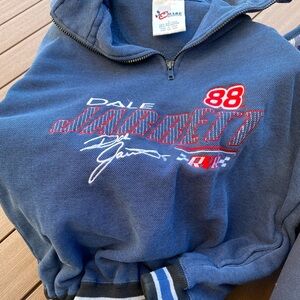 Vintage Chase Authentics Dale Jarrett 88 NASCAR Quarter Zip Pullover Large